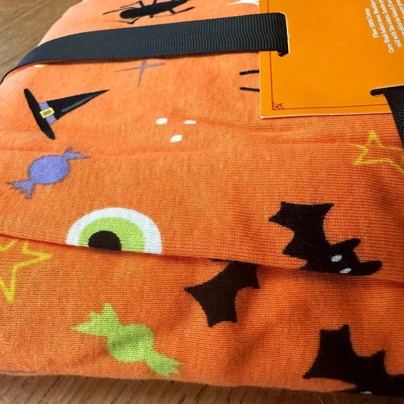 Hyde & Eek! NIP two-piece Halloween sleep pajama set orange Halloween print sz L - Picture 5 of 8